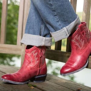 Ariat Red Heeled Boots